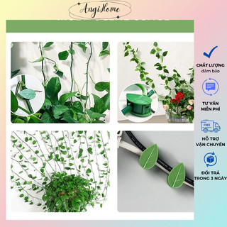 Set 10 kẹp cố định cho cây leo tường hình chiếc lá ANGIHOME