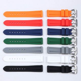 Dây đeo đồng hồ bằng cao su silicon cho Panerai cho dây đeo đồng hồ Luminor 20mm 22mm 24mm 26mm Vòng đeo tay nam nữ Dây đai thể thao đa năng