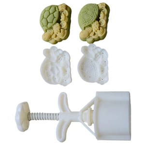 Cc Turtle Shape Khuôn nướng bánh tiện lợi Công cụ ép món tráng miệng Thích hợp để nướng bánh