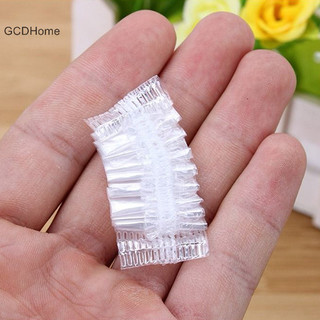 Gcdhome 100 Chiếc Dùng Một Lần Chống Thấm Nước Trong Suốt Bịt Tai Thuốc Nhuộm Tóc Perm Màu Nhựa Bịt Tai HOT