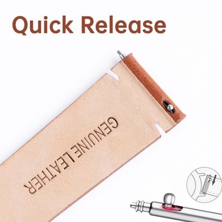 12-24mm Mềm Da Thật Chính Hãng Đa Năng Đồng Hồ Vòng Tay Da Bò Dây Đeo Đồng Hồ Nam Nữ Vòng Tay Phát Hành Nhanh Dây Đeo Cổ Tay 12mm 14mm 16mm 18mm 20mm 22mm 24mm