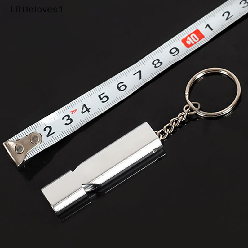 Littleloves1 Còi sinh tồn ngoài trời Hợp kim nhôm Ống đôi tần số kép Âm lượng cao EN