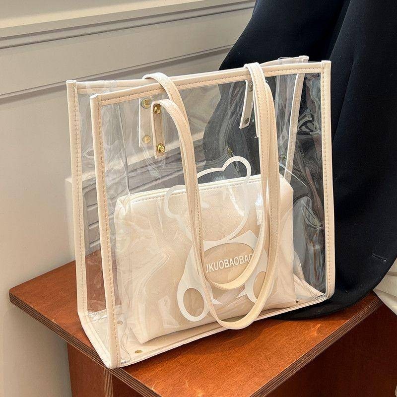 Trong suốt Túi nhựa PVC thạch trong suốt 2024 Phong cách mới Túi sức ...