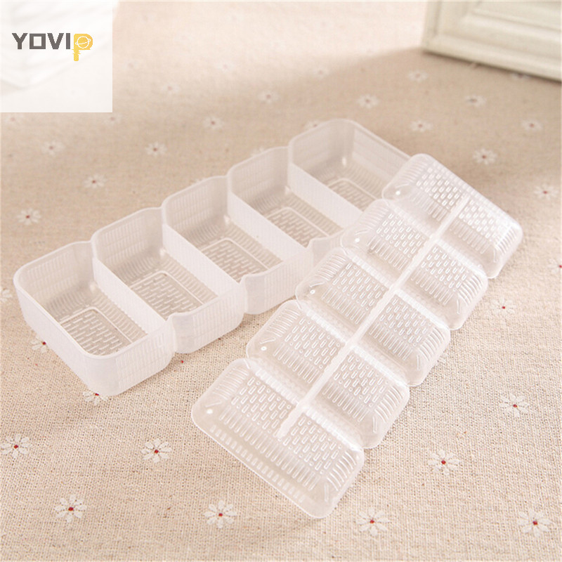 Yovip Nhật Bản Nigiri Sushi Khuôn Cơm 5 Cuộn Máy Làm Chống Dính Bento Dụng Cụ Bấm VN