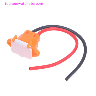 Toplanswatchstore Đầu nối xe tay ga điện Cắm ba ổ cắm sạc dọc với cáp 12AWG cho 36V 48V Universal VN