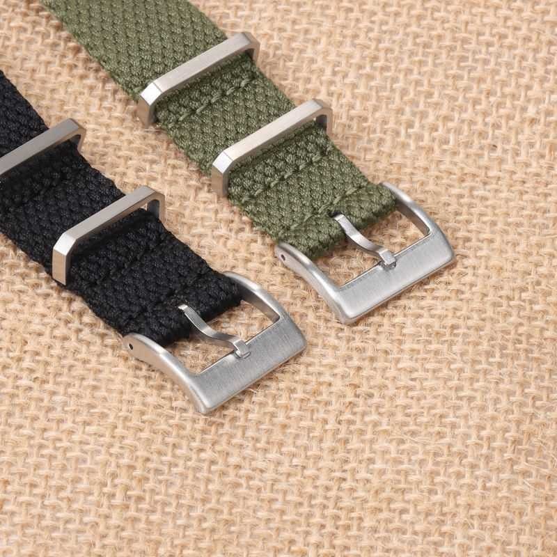 Sợi Tự Nhiên NATO Nylon Dây Đeo Đồng Hồ 20 Mm 22 Mm Vải Đồng Hồ Nam Nữ Thể Thao Dây Đeo Tay Vòng Tay Dệt Dây Vải Dây Đeo Cổ Tay Cổ Điển Đơn Giản Đa Năng Dây Đeo Đồng Hồ