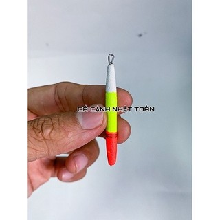 Phao mút 3 màu không lưỡi câu cá mini (5cm)