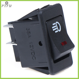 PTFU 12V 35A Xe Ô Tô Đa Năng Đèn LED Sương Mù Rocker Dash Bảng Điều Khiển 4Pin Mới