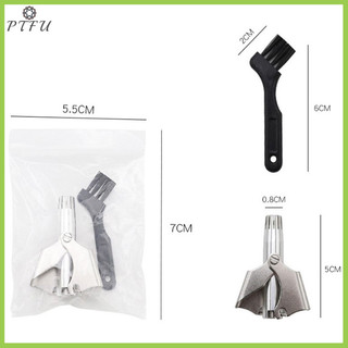 PTFU 1 Máy Tông Đơ Mũi Cho Nam Di Động Thép Không Gỉ Hướng Dẫn Sử Dụng Tông Đơ Cho Máy Cạo Râu Có Thể Giặt Mũi Tai Cắt Tóc Kéo Mới