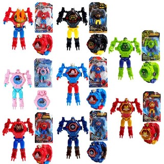Thời Trang Trẻ Em 3D Chiếu Đồng Hồ Robot Biến Dạng Đồ Chơi3D Chiếu, Biến Dạng, Điện Tử Đồng Hồ ToyFor Trẻ Em, Bé Trai, Bé GáiGifts