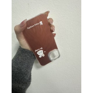 Ốp lưng iPhone hình thỏ đỏ, chống sốc, bảo vệ camera - Tương thích iP Plus/X/XS/XR/11/12/13/14/15/16/16Pro/Max
