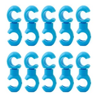 Com * 10 Chiếc Xe Đạp Cáp Phanh Kẹp Nhôm Độ Bền Xe Đạp Ống Dầu Kẹp Cố Định