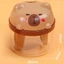 Công cụ mài bút chì AFOF, Máy mài bút chì cầm tay Mini, Phim hoạt hình Capybara Shape Manual Pencil Parer Back To School