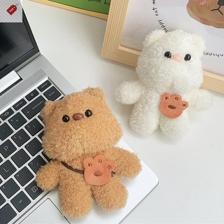 ALIK 1 Bé Gái Quà Tặng Sinh Nhật Sang Trọng Gấu Nhỏ Ba Lô Mặt Dây Chuyền Gấu Dễ Thương Hoạt Hình Động Vật Nhồi Bông Búp Bê Móc Khóa VN