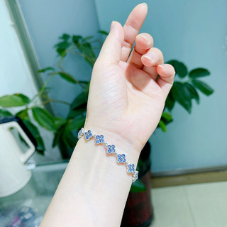 Châu Âu Mỹ ins Vòng tay Sapphire Spinel phong cách mới dành cho nữ