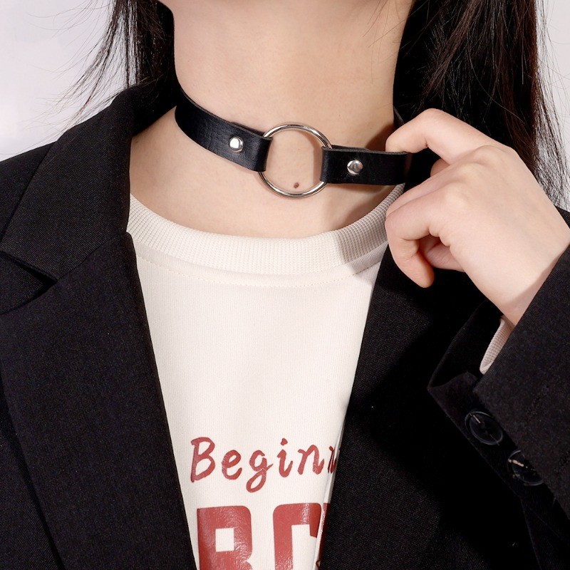 Nhiều Phong Cách Nữ Punk Da Cổ Gợi Cảm Vòng Cổ - Rock Gothic Trái Tim Đinh Tán Choker - Phụ Kiện Trang Sức Cơ Thể