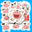 Hộp 40 Sticker HÌNH BÒ SỮA DỄ THƯƠNG Trang Trí Xe - Điện Thoại - Laptop - Nón Bảo Hiểm Gì Cũng In | MS: 000490
