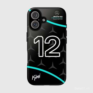 Ốp điện thoại dùng cho iPhone 2025-KIMI ANTONELLI MERCEDES Ốp điện thoại iPhone16promax hai trong một dùng cho iPhone 2025-KIMI ANTONELLI MERCEDES Ốp 13/1211 bảo vệ đội xe mẫu nổ iPhone15 phelin 14 LUAA