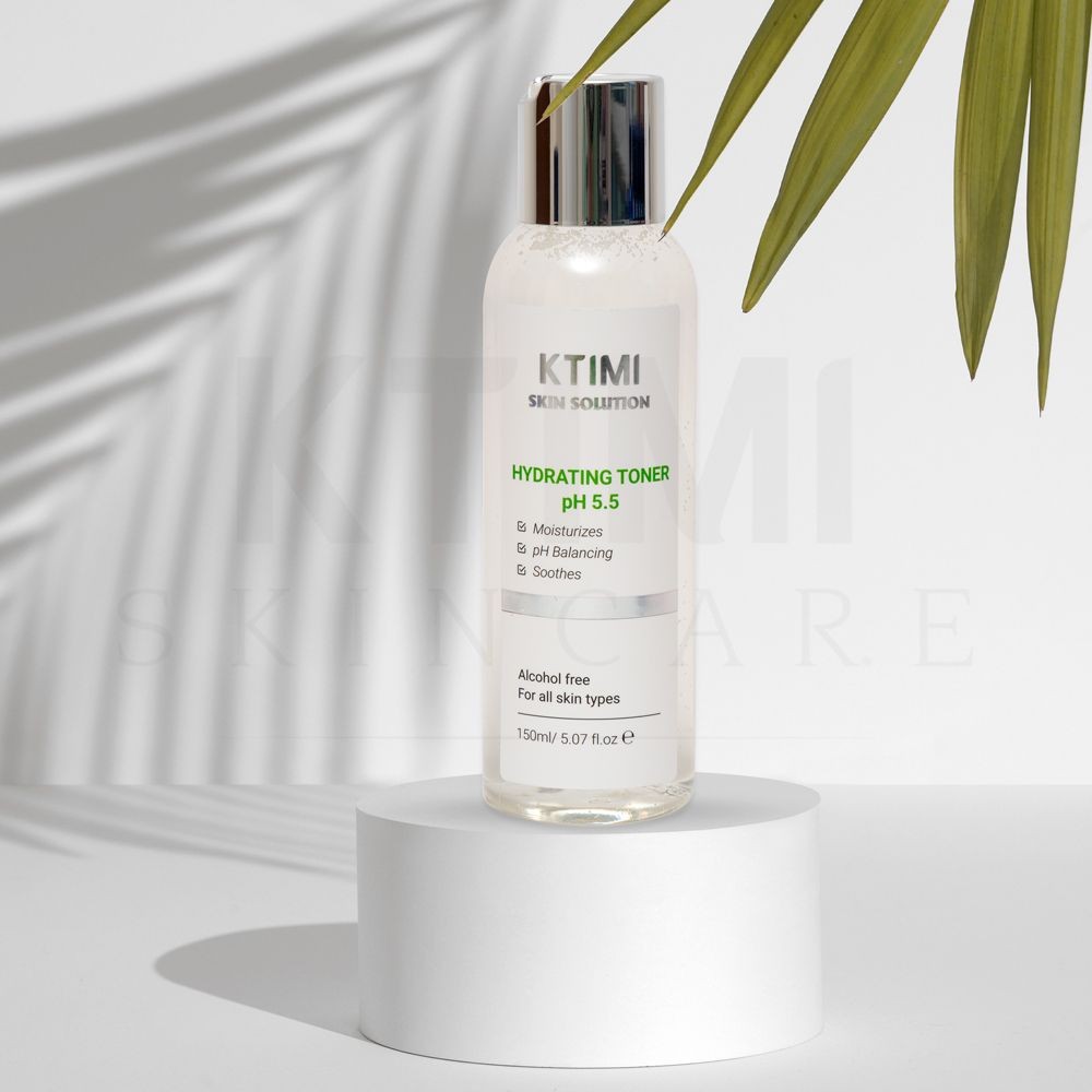 Nước hoa hồng cân bằng độ pH cho da KTIMI Hydrating Toner pH 5.5 150ml