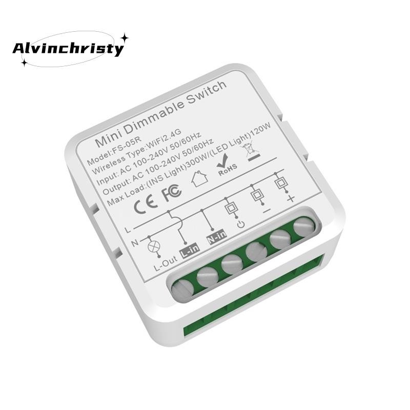 1 Chiếc Tuya WiFi Thông Minh Dimmers Công Tắc Mô-đun Công Tắc Dimmer Thông Minh Hỗ Trợ Điều Khiển 2 Chiều Làm Việc Với Cho Gia Đình
