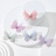 PYCOU 50 Miếng Dán Bướm Vải Organza, Miếng Dán Thêu Bướm Voan Hai Lớp, Thời Trang Handmade Quần Áo May Vá Phụ Kiện Tóc Cô Dâu