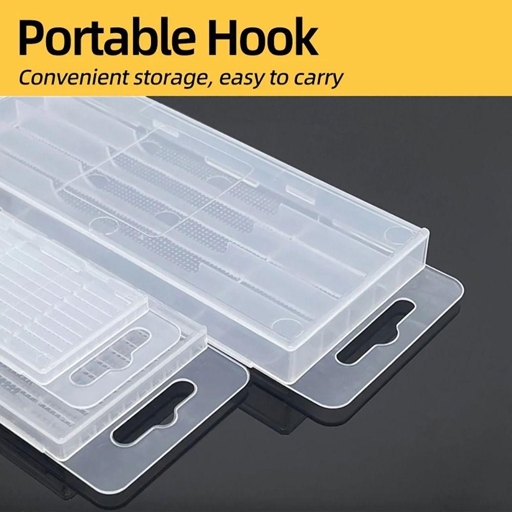YUUKII 1 Cái Hộp Bảo Quản Mũi Khoan, Nhựa 5 / 10 Lỗ Bộ Phận Dụng Cụ Bảo Quản, Hộp Dụng Cụ Phần Cứng Đa Dạng Bền Đẹp Cho Phụ Kiện Vòi Khoan Xoắn
