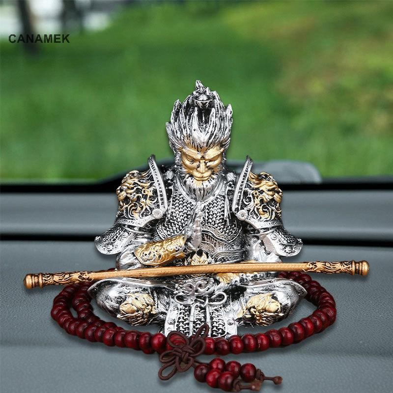 Canamek Thần Đen Tôn Ngộ Không Xe Trang Trí 3D Hình Người Hâm Mộ Quà Tặng 6-10cm CSF