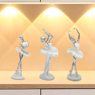 LOVIVER Ballerina Hình Để Bàn Trang Trí Trang Trí Hiện Đại Cô Gái Nhảy Múa Hình Cô Gái Ba Lê Tượng Nữ Cho Kệ Phòng Ngủ Quà Tặng Văn Phòng