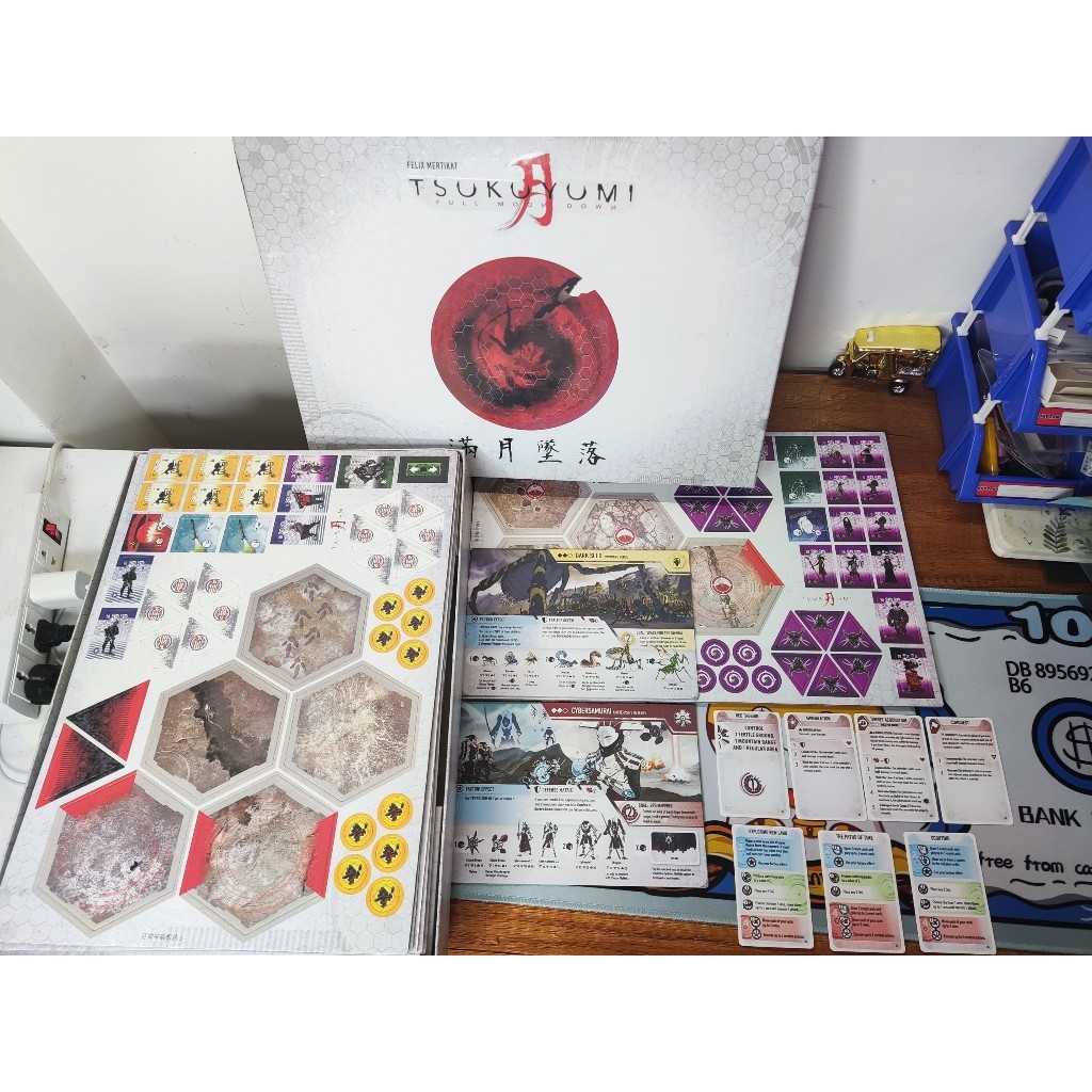 Boardgame Tsukuyumi: Full Moon Down Game Chiến Thuật bản Trung Engsub Tigar