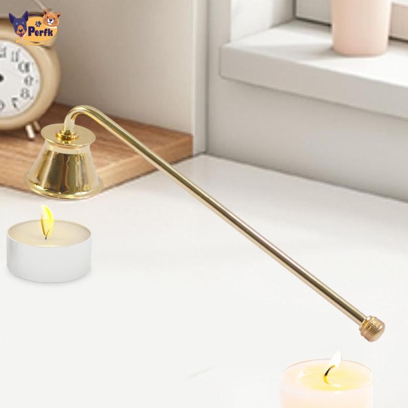 Dụng cụ dập tắt nến Perfk Nút chặn nến dài 7,7 inch Tay cầm chống trượt Wick Extinguish dành cho những người yêu thích nến Đa năng