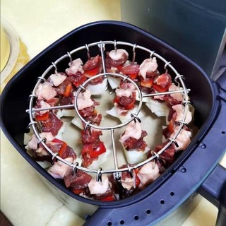 Giá đỡ xiên JOYFULLIFE, Giá nướng dọc 12 / 24 / 49 có thể tháo rời, Giá đỡ xiên nướng bằng thép không gỉ cho phụ kiện nồi chiên không khí