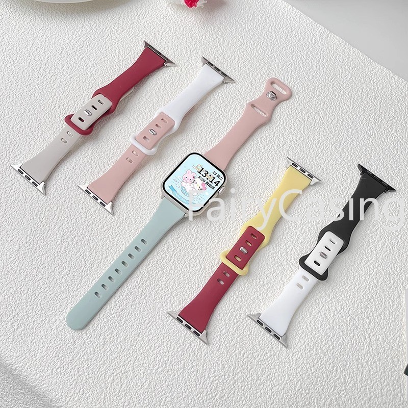 Dây Silicon Mỏng Cho Xiaomi Mi Band 9 Pro 8 Pro Và Dành Cho Redmi Watch 4 5 Phụ Kiện Đồng Hồ Correa Vòng Tay Thay Thế