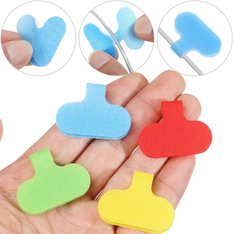 [Nổi bật] Nhãn cáp dữ liệu - Thẻ cáp Nylon - Dụng cụ đánh dấu dây lưới - Dụng cụ sắp xếp dây văn phòng - Có thể ghi, tái sử dụng, tự khóa, đầy màu sắc - Dây buộc lưu trữ - Phụ kiện dây điện