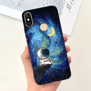 Dành Cho Xiaomi Redmi S2 Ốp Lưng Redmi Y2 Silicon Mềm Hoạt Hình Dễ Thương Phi Hành Gia Vỏ Điện Thoại Cho Xiomi Redmi S2 Y2 RedmiS2 Capa