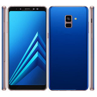 Ốp lưng Samsung A8PLUS 2018 A8 + 2018 SM-A730F A7PLUS Vỏ da doanh nhân có khóa có thể gập lại có ví dây và vỏ điện thoại