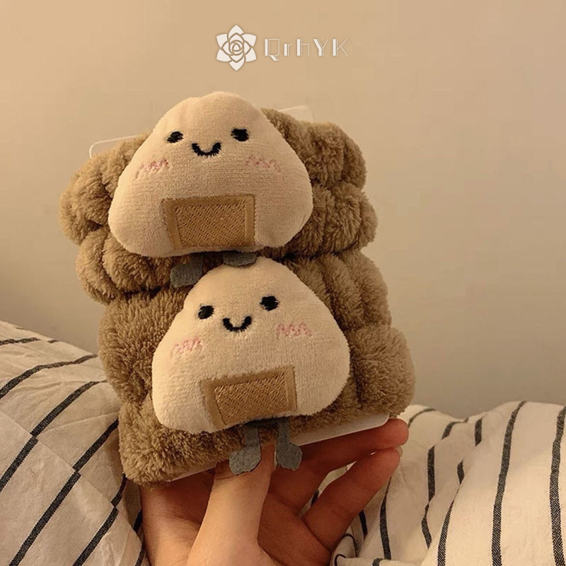 Qrhyk Spa Dây Đeo Tay Để Rửa Mặt Lông Cừu Chăm Sóc Da Bánh Mì Nướng Tóc Dây Đeo Cổ Tay Cho Nữ Bé Gái Trang Điểm Mới