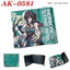 HT3 Honkai Star Rail Hoạt Hình Anime PU Ví Ngắn Sinh Viên Ví Đựng Tiền Xu In Đa Năng Khe Cắm Thẻ