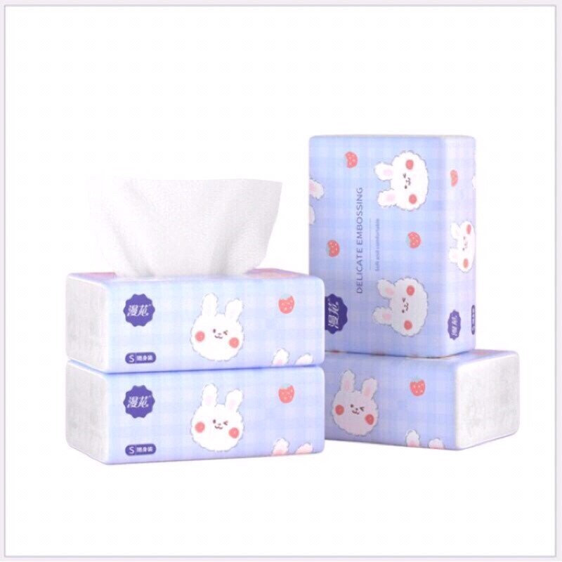 [TP Shop] 1 Gói Giấy Ăn Con Thỏ Siêu Dai Dễ Sử Dụng