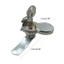 TOPTOOLCX 1 Cái Khóa Xi Lanh, Phần Cứng Nội Thất Tủ Hộp Thư Ổ Khóa Ngăn Kéo Tủ Hộp Khóa, Cửa Hợp Kim Kẽm An Toàn Với 2 Phím Khóa Cam