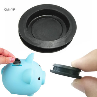 Cminyp 2 / 4 Chiếc Đen Nhựa Hộp Đựng Tiền Nút Chặn Bao Hộp Tiết Kiệm Tiền Heo Đất Đóng Cửa Cắm Nút Chặn Bao Thay Thế Vinh Quang