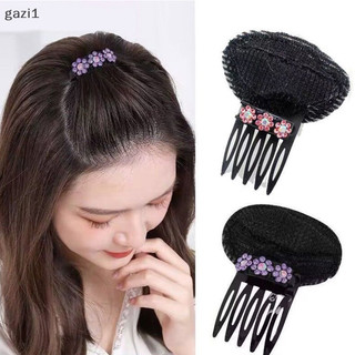 [gazi1] Kim Cương Giả Vô Hình Bọt Biển Lông Tơ Mặt Trước Dây Tập Đế Puff Đệm Tóc Bun Tạo Kiểu Tóc Kẹp Tóc Boutique