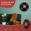 Retro Hoài Cổ Siêu Thanh Đồng Hồ Vinyl Ghi Cá Tính Đồng Hồ Treo Tường Cafe Thanh Trang Trí Đồng Hồ Treo Tường