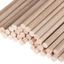 JUIC 10 Que Gỗ Tròn, Que Đếm Mô Hình Xây Dựng Tròn, Gỗ Birch Gỗ Tự Làm Thủ Công