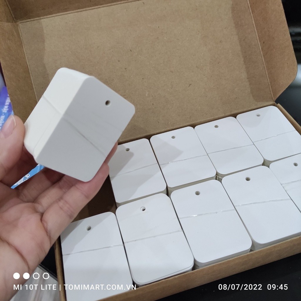 [Xấp 1.000 Cái] Tag Mini Trắng Trơn in Thương Hiệu Riêng Tiết Kiệm Chi Phí