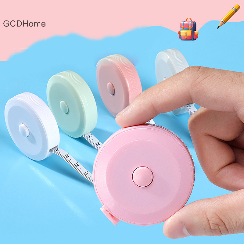 Gcdhome 1.5M Dễ Thương Thước Nhỏ Đơn Giản Di Động Da Mềm Linh Hoạt May Thước Đo Cho Cơ Thể Thợ May Thủ Công 60Inch HOT