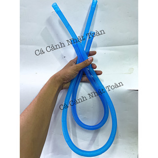 Ống Dây xanh Ống ruột gà xanh ống nước cho máy lọc bể cá cảnh, hồ cá cảnh 75cm, 110cm