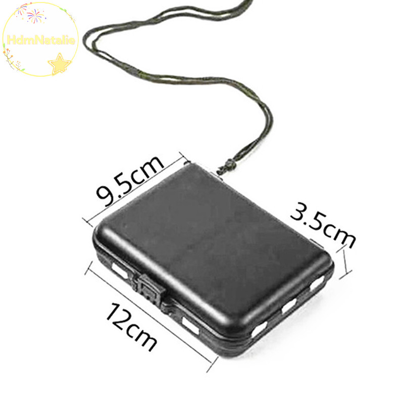 Hdmnatalie Hộp Bảo Quản Mini Hai Lớp Có Thể Tháo Rời Câu Cá Hộp Muỗng Câu Cá Móc Mồi Hộp Bảo Quản Phụ Kiện Câu Cá VN