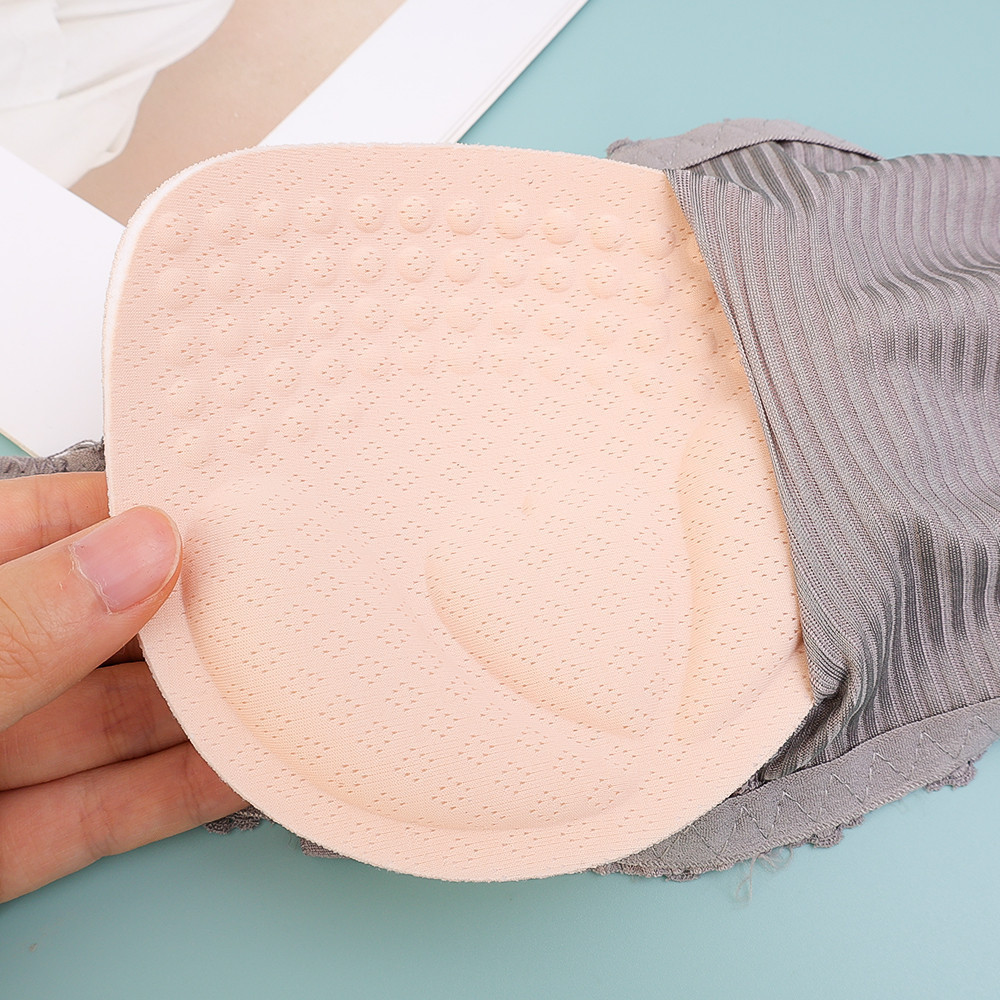 Vô hình, có thể tháo rời, thoáng khí - Thảm lót cốc xốp - Push Up Insert Bra Paddings dành cho nữ Tấm lót ngực cao su dày - Dành cho đồ bơi Bikini Brassiere - Phụ kiện đồ lót