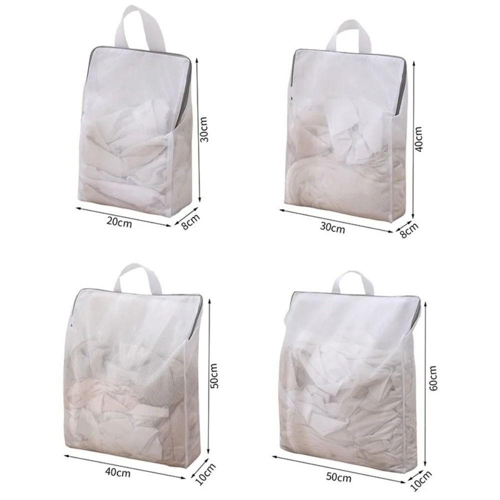 Túi lưới YUUKII đựng đồ lót, áo ngực, tất, có dây kéo; giỏ giặt polyester mịn cho máy giặt