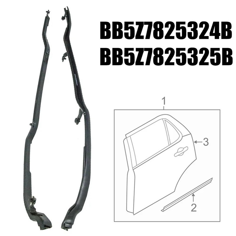 Xe Phía Sau Cửa Trước Weatherstrip Seal Cho Explorer 2011-2019 Phần Dải Niêm Phong Cửa BB5Z7825324B BB5Z7825325B